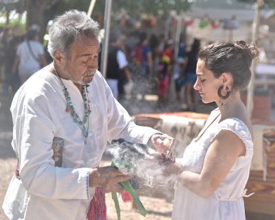 Mexican Shaman performs a ceremony with Copal. Thanks to Larry Lamsa for using this beautiful photograph.